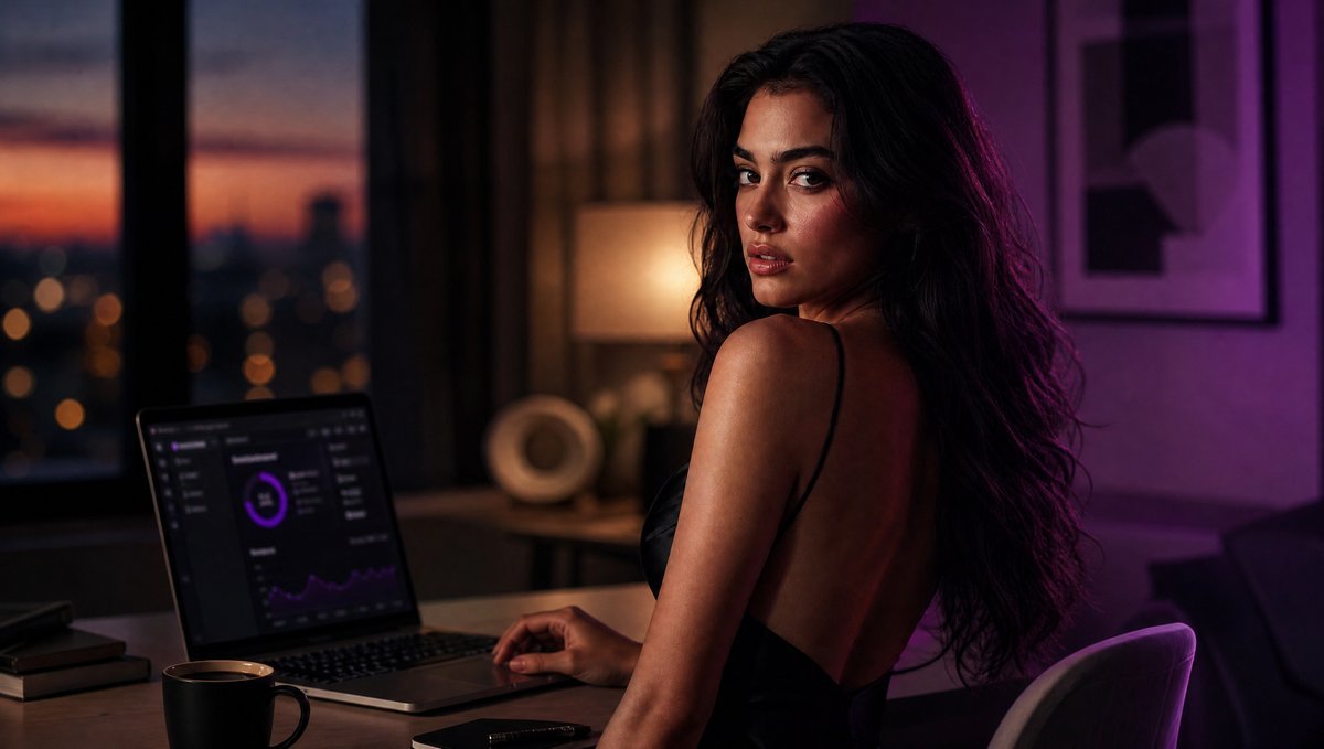 Creator working on their independent brand