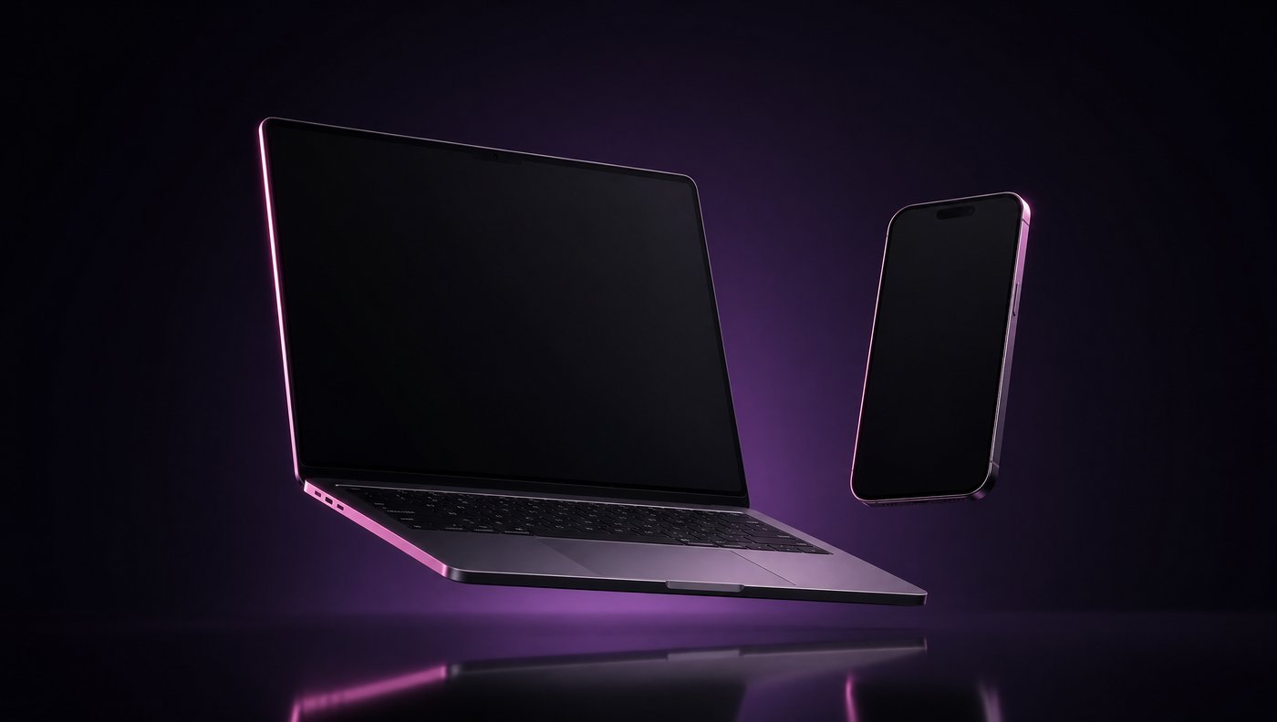 xcreatorfolio website preview across devices
